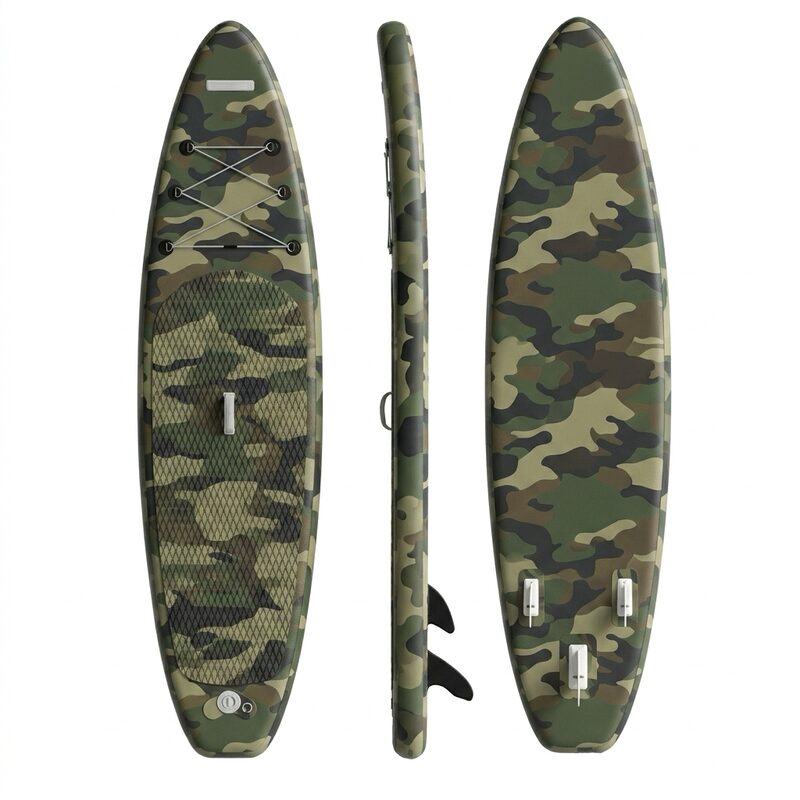 Concept graphic: green camouflage pattern.